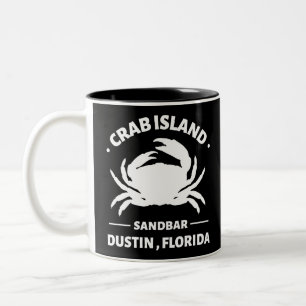 Krabbeninsel Sandbar Dustin Florida Zweifarbige Tasse