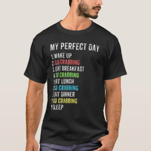 Krabbenliebhaber Krabbenfischen Blaue Krabben Meer T-Shirt