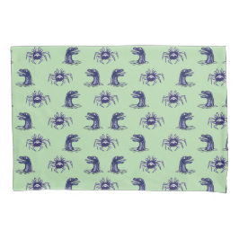 Krabbenmonster und Wasserdrachenmuster Kissenbezug