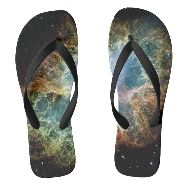 Krabbennebel Erwachsene Flip Flops (Fußbett)