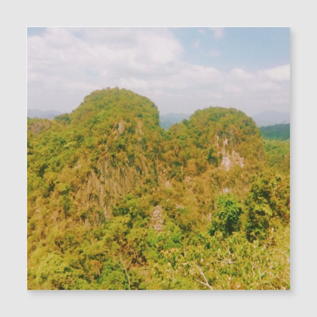Krabi Mountains - Thailand Magnetkarte (Vorderseite)