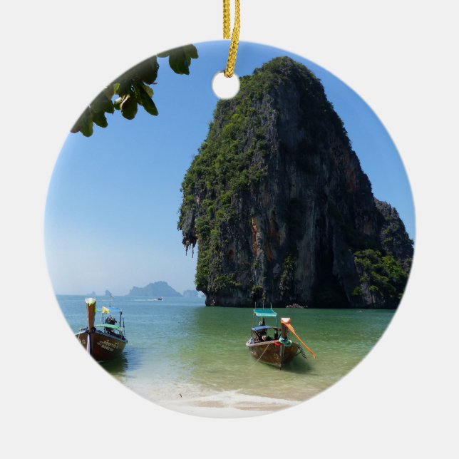 Krabi Strand, Thailand Keramikornament (Vorne)