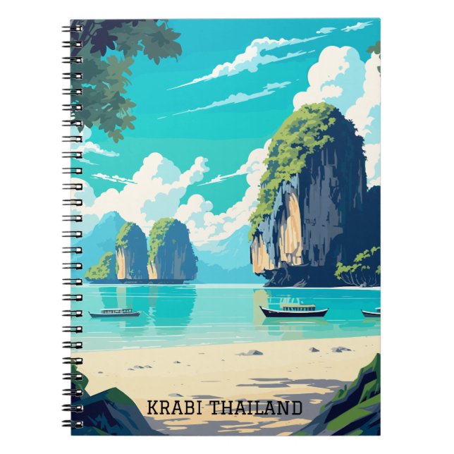 Krabi Thailand Beach Paradise Notizblock (Vorderseite)