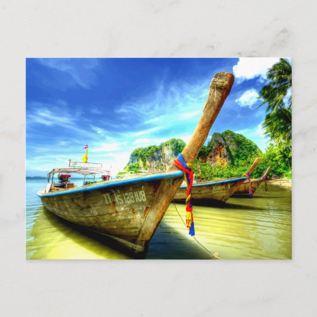 Krabi Thailand Postkarte (Vorderseite)