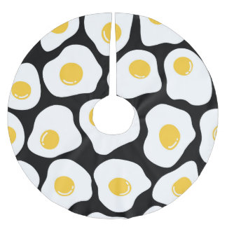 Krächtige Eier: Vintag sonderbar. Polyester Weihnachtsbaumdecke