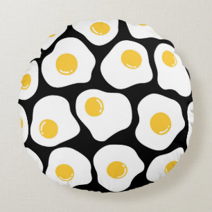 Krächtige Eier: Vintag sonderbar. Rundes Kissen