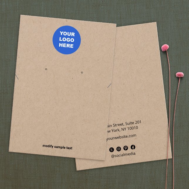 Kraft-Add-Logo-Netzwerkkarte für die Werbefläche (Von Creator hochgeladen)