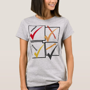 Kraft Bestimmung Stärke Energie Tick T-Shirt