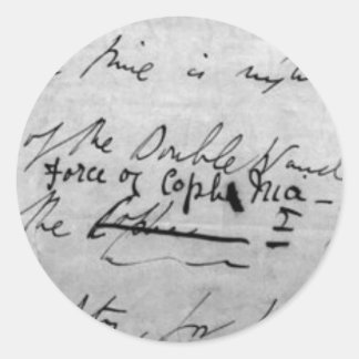 Kraft der koph-nia-Siegel Runder Aufkleber