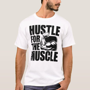 Kraft durch Fleiß - Mutige Zitat Kunst für das Fit T-Shirt