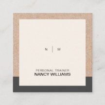 Kraft gedrucktes Minimalistisches, sauberes Layout