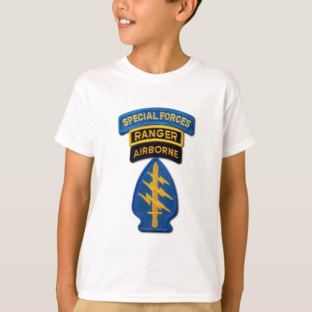 Kraft-Gruppen-grüne Barette SF SOF SFG Soc T-Shirt (Vorderseite)