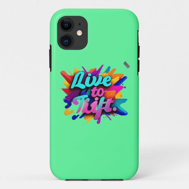 "Kraft in Aktion" Case-Mate iPhone Hülle (Rückseite)