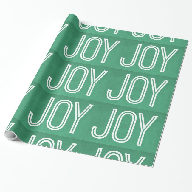 Kraft Joy Wrapping Paper, Grünbuch Geschenkpapier (Ungerollt)