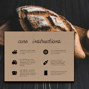 Kraft Paper Break Care Minim Danke Karte