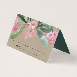 KRAFT PINK CHRIST THORN BLOOM WEDING PLATZKARTE