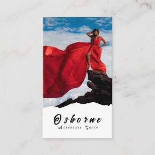 Kraft Rocky Mountain Adventure Guide Business Card Visitenkarte