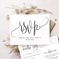 Kraft Rustikaler Stil, Moderne Schrift, RSVP
