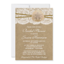 Kraft-, Spitz- und SandDollar Beach Brautparty