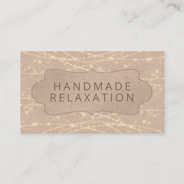 Kraft String Lights Wellness-Center Bath Sohle But Visitenkarte (Vorderseite)