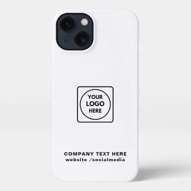Kraft Style Benutzerdefiniertes Firmenlogo iPhone- iPhone Hülle (Rückseite)
