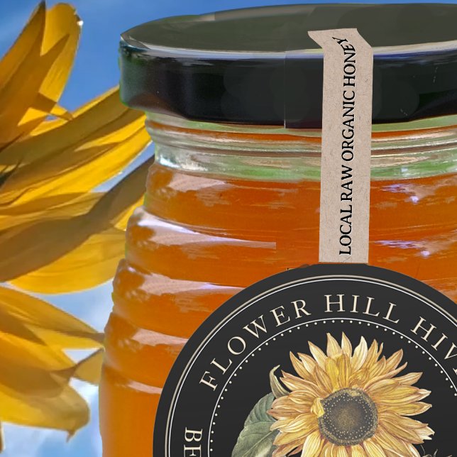 Kraft Tamper-offensichtlich Siegel Honey Jar Secur Etiketten (Von Creator hochgeladen)