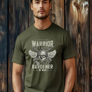 Kraft trifft Ruhe : Warrior im Garten T-Shirt