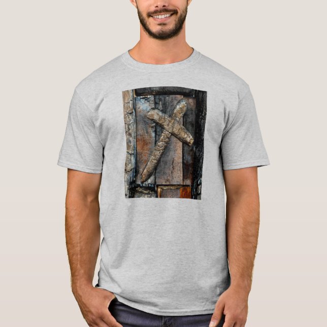 Kraft- und Gebetskreuz zur Heilung T-Shirt (Vorderseite)