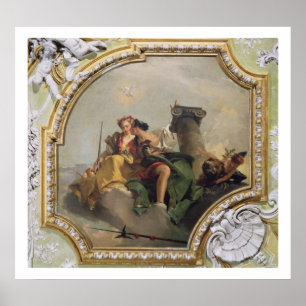 Kraft und Gerechtigkeit, vom 'Sala Capitolare Poster