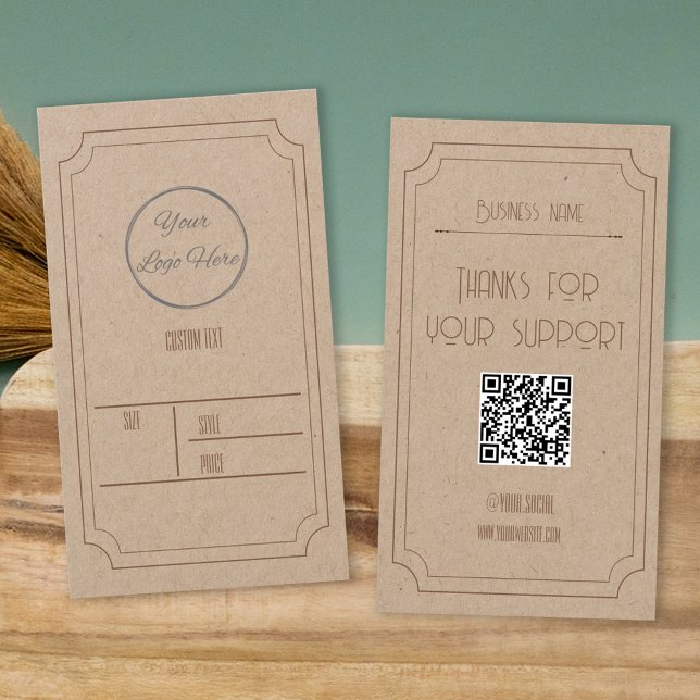 Kraft Vintag mit Logo-Boutique Preis (Von Creator hochgeladen)