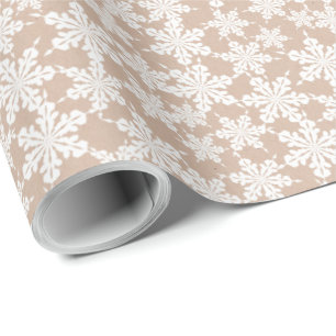 Kraft Winter White Christmas Elegant Wrapping Pap Geschenkpapier