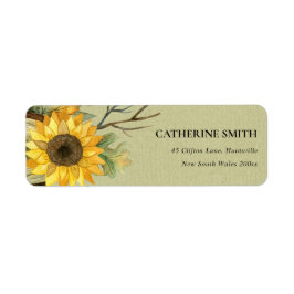 KRAFT YELLOW SUNFLOWER WASSERCOLOR-FLUSSADRESSE