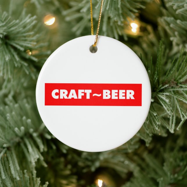 KRAFTBIER KERAMIK ORNAMENT (Baum)