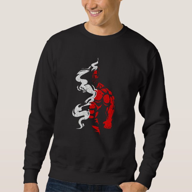 Kraftdreikampf-Training Fitness  1 Sweatshirt (Vorderseite)