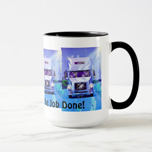 KRAFTFAHRZEUGE BIG-RIG-LKW-HALTUNG KAFFEMUGS TASSE (Rechts)
