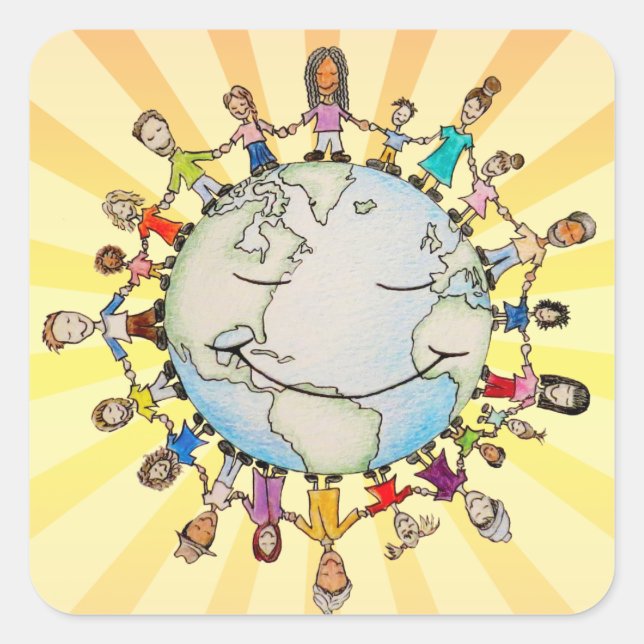 Kraftfeld für gute Aufkleber (Vorderseite)