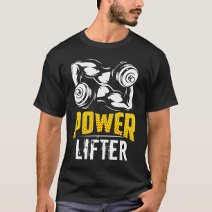 Kraftheben von Power-Hubschraubern für Workout-Fit T-Shirt