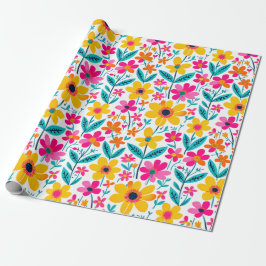 Kräftige Blüte Geschenkpapier