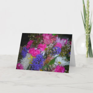 kräftiger Bouquet Karte