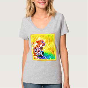 Kräftiges Geparden-Gemälde. Jetzt kaufen T-Shirt