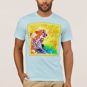 Kräftiges Geparden-Gemälde. Jetzt kaufen T-Shirt
