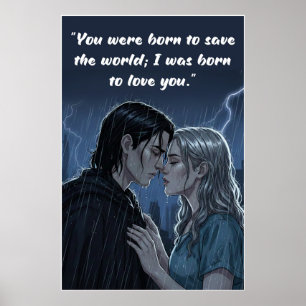 Kraftloser Zitatposter Poster
