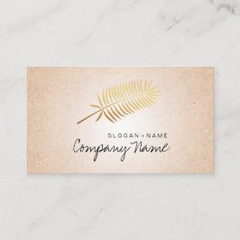 Kraftpapier druckte Goldblatt-Soul-Geschäfts-Karte Visitenkarte