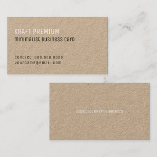 Kraftprämie minimalistisch beruflich visitenkarte
