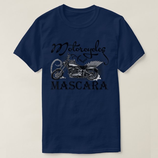 Krafträder für Frauen und Mascara CC T-Shirt (Design vorne)