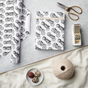 Krafträder Geschenkpapier