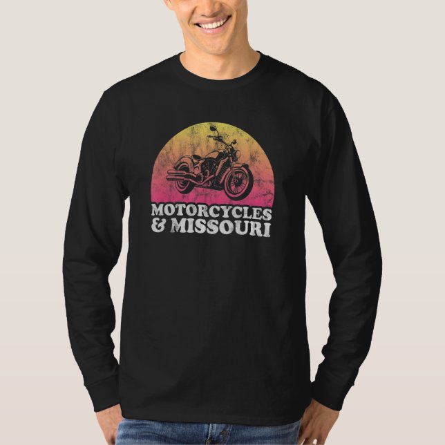 Krafträder und Krafträder von Missouri T-Shirt (Vorderseite)