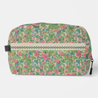 Kraftsackpapier-Kunstwerk Rustikales botanisches G Waschbeutel