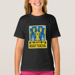 Kräftskiva - Schwedisches Krakischefisch-Party T-Shirt