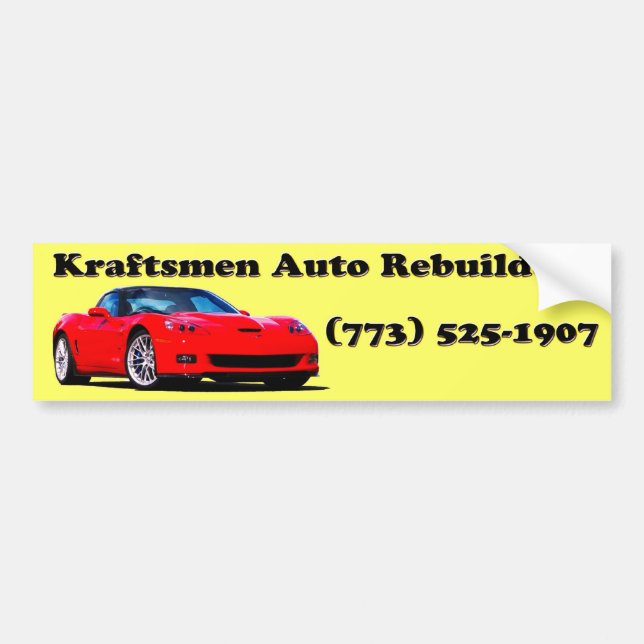 Kraftsmen Autoaufkleber (Vorne)